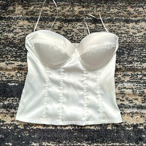 Fashion Nova Satin Corset Top